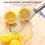 3-Pack Stainless Steel Whisk Set, Kitchen Utensils for Cooking - Image 3